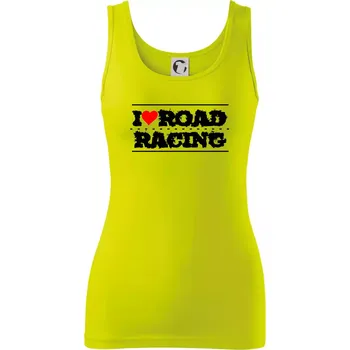 I love road racing - Dámské tílko - S ( Limetková )