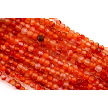 Korálek Broušené minerální korálky Carnerian č.359 (3mm)