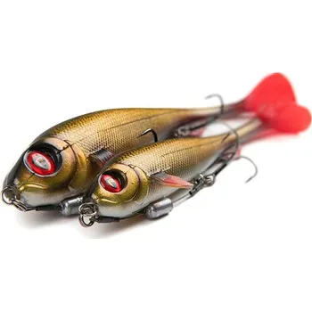 Umělá nástraha "Fox Rage Super Slick Shad 23cm / 9"" Loaded UV Natural Perch"