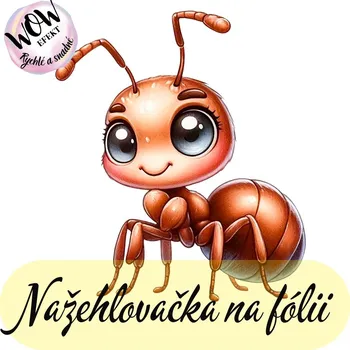 Nažehlovačky na fólii Nažehlovačka na fólii, MRAVENEC, 8,6x6,7 cm /ks