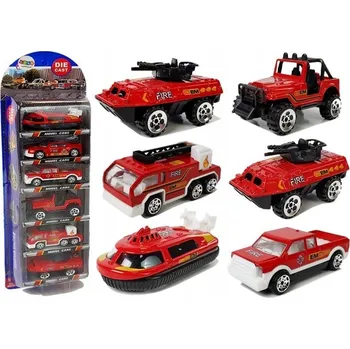 autíčko Sada hasičských vozidel Autíčka 1:64