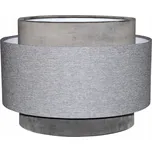 VELKÉ Stínidlo na Stropní/Stojací Lampu Lustr 45 / 30 cm E27 ŠEDÉ AVOLA