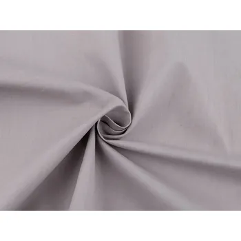 Bavlněná látka / plátno jednobarevná šíře 220 cm, barva (17) šedobéžová