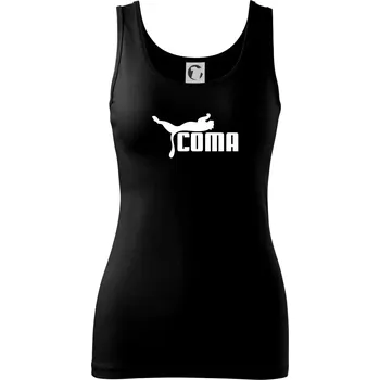 Dámské tričko Coma parodie - Dámské tílko - XS ( Černá )