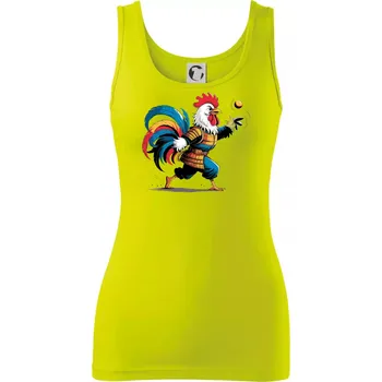 Petanque kohout - Dámské tílko - S ( Limetková )