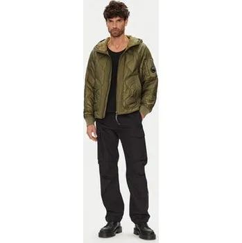 Pánská bunda C.P. Company Bunda pro přechodné období 19CMOW047A 110158A Zelená Regular Fit M
