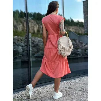 Dámské šaty TW SK 2206 šaty.04P korál L