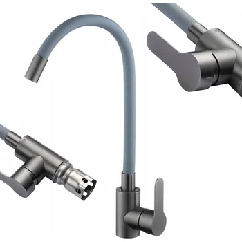 Vodovodní baterie Stojánková kuchyňská baterie VELAZO. Kitchen černá