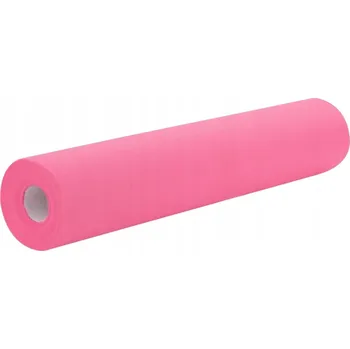 Prostěradlo Jednorázová kosmetická podložka z netkané textilie růžová 80 cm x 200 m - QMS Line