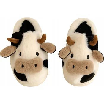 Dámské pantofle Pantofle vícebarevné se zvířecím motivem velikost 37