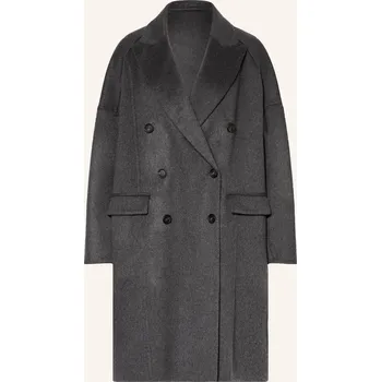 Dámský kabát Brunello Cucinelli Dámský Kašmírový Kabát tmavě šedá 36