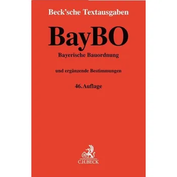 Učebnice Bayerische Bauordnung. BayBO