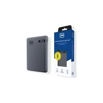 Powerbanka 3mk Pocket Powerbank 5,000mAh 12W USB 1C Grey pro Universal 5903108605410