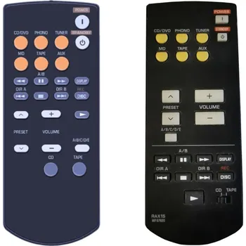 YAMAHA RAX15 - náhradní dálkový ovladač