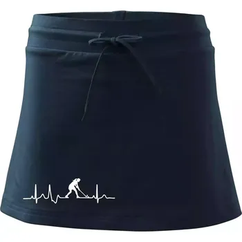 Dámská sukně Pozemní hokej ekg - hráčka - Sportovní sukně - two in one - M ( Námořní modrá (velmi tmavá - téměř černá) )