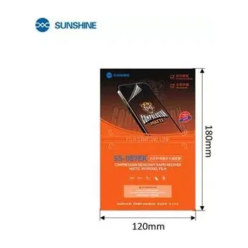 SUNSHINE SS-057EK Anti-stresová Matná Hydrogelová Folie pro Smartphony Pack 50 kusů