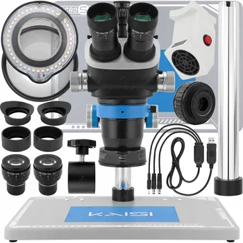 STEREO MIKROSKOP KAISI S8 OSVĚTLENÍ 40x LED SERVISNÍ 6.5x-52x