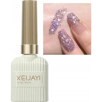 Přípravek na nehty Gel UV LED Perlový lak na nehty Brokátový Soak off 15 ml # 9