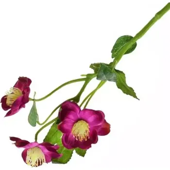 umělá květina Dekorace - Čemeřice 3 květy 53cm