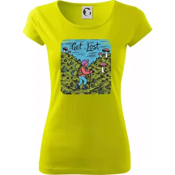 Marihuana - Get lost - Dámské triko Pure - S ( Limetková )