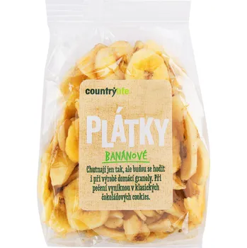 Potravina Country Life Banánové plátky 100&nbsp;g COUNTRY&nbsp;LIFE