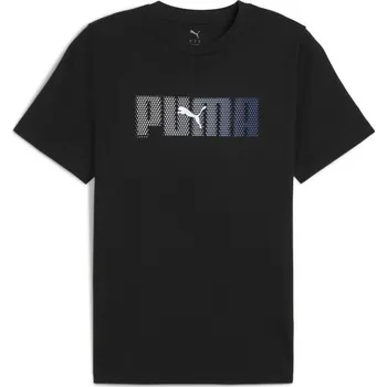 Pánské triko Puma ESSENTIALS LOGO LAB TEE XXL Černá, Bílá