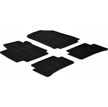 autokoberec Gledring Renault Captur 2013-2019 gumové autokoberce