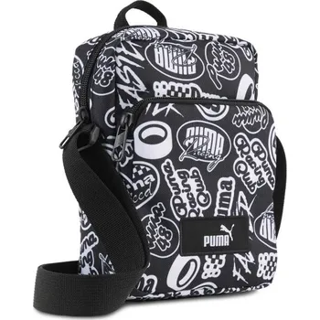 Sportovní taška Dokladovka Puma ACADEMY AOP PORTABLE UNI Černá, Bílá