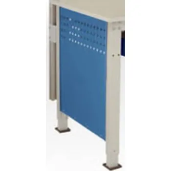 Dílenský stůl Manuflex LZ3340.7035 ESD Boční panel 800er, (592x628) pro Ergo/speciální RAL7035 světle šedá vodivý světle šedá