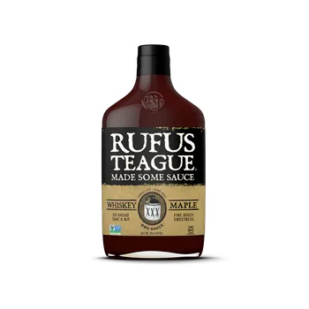 Omáčka BBQ omáčka Rufus Teague Whiskey Maple, 432 g