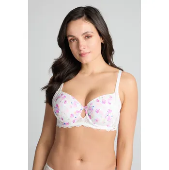 Podprsenka Dorina Tiani vyztužená podprsenka s květinovým vzorem - DORIV0034/květinový vzor / 90 / C DOR1A048-IV0034