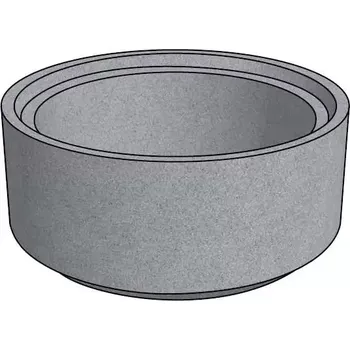 revizní šachta CSB-TBV-Q 450/300/2a dno bez výtoku 2a