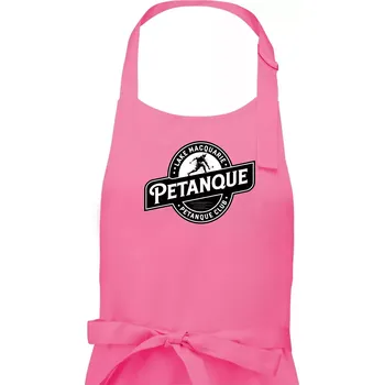 Kuchyňská zástěra Petanque club lake - Dámská zástěra na vaření - Univerzální velikost ( Růžová )