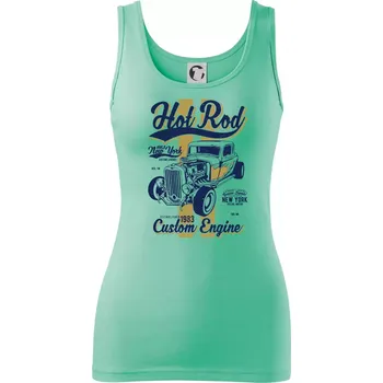 Dámské oblečení Hot Rod New York - Dámské tílko - M ( Mátová )