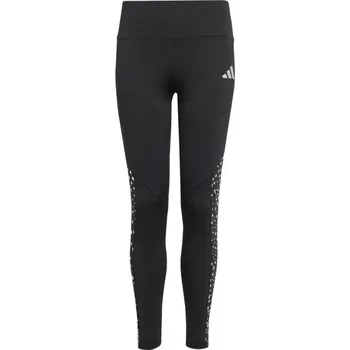 Dětská móda Dívčí sportovní legíny adidas TRAINING ESSENTIALS GLAM PRINT LEGGINS 140 Černá, Bílá
