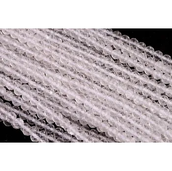 Korálek Broušené minerální korálky Quartz č.373 (3mm)