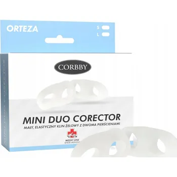 Malý meziprstní klín s dvěma kroužky MINI DUO CORECTOR vel. 35-39 S