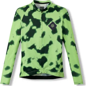 Cyklistické oblečení Pánský cyklistický dres Pedal Mafia Mens Core Long Sleeve Jersey - Marble Melon Velikost: M