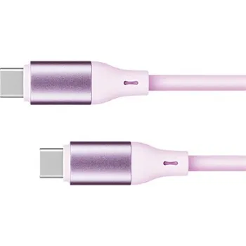 Počítačové příslušenství Kabel KRUGER & MATZ KM1269-1P Basic USB-C/USB-C 1m Pink