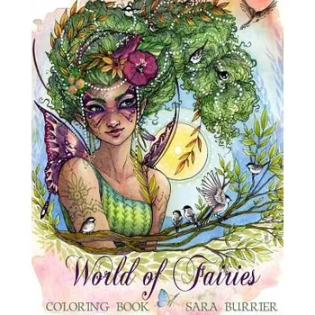 Cizojazyčná kniha World of Fairies Coloring Book (Sara Burrier)(Brožovaná)