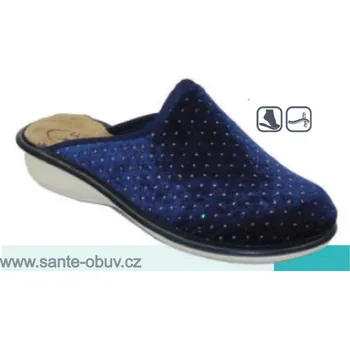 Dámská obuv SANTÉ LX/9045 BLU domácí obuv, papuče , modrá - 38