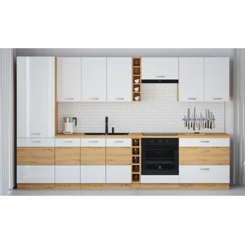 Kuchyňská linka Stolarz-Lempert Kuchyňská linka Artisan bílý lesk - Sestava 7