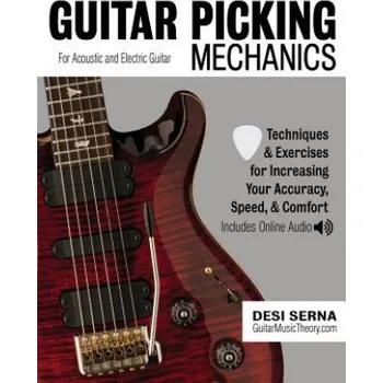 Guitar Picking Mechanics: Techniques & Exercises for Increasing Your Accuracy, Speed, & Comfort (Book + Online Audio) (Desi Serna)(Brožovaná)