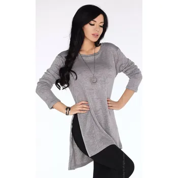 Dámská tunika Dámská tunika model P30215 Bente - Merribel šedá L