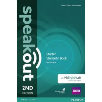 Cizí jazyk Speakout Starter 2nd Edition Students' Book with DVD-ROM and MyEnglishLab Access Code Pack (Frances Eales,Steve Oakes)(Pevná)