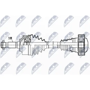 Poloosa kola Hnací hřídel AJS Parts NPW-ME-164