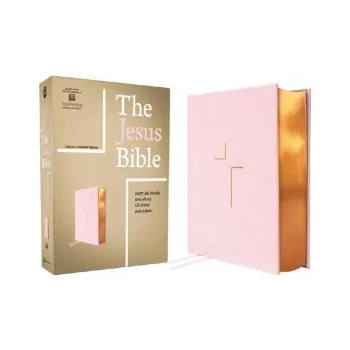 The Jesus Bible, ESV Edition, Leathersoft over Board, Pink (Pevná)
