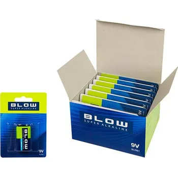 Článková baterie Baterie 9V (6LR61) alkalická BLOW Super Alkaline 10 ks/balenie