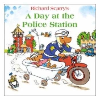Cizí jazyk Day at the Police Station (Richard Scarry)(Brožovaná)