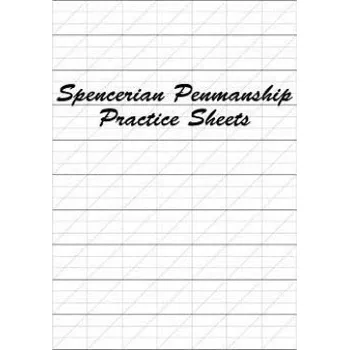 Cizojazyčná kniha Spencerian Penmanship Practice Sheets: Perfect Cursive and Hand Lettering Style Exercise Worksheets for Beginner and Advanced (Mjsb Handwriting Workbooks)(Brožovaná)